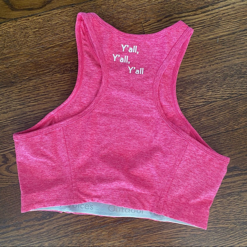 Limited Edition OV Athena “Y’all” Crop - Flamingo